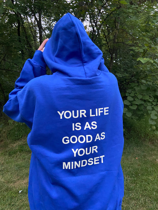 Mindset hoodie- Royal Blue