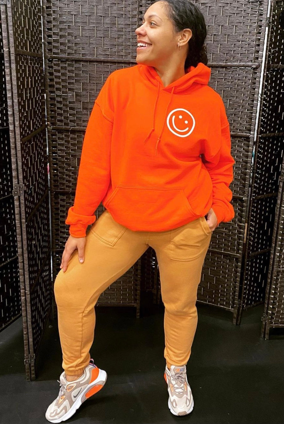 Orange energy hoodie